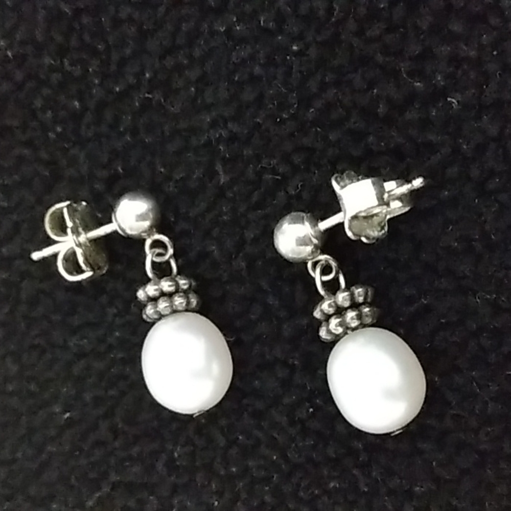 Michael Dawkins petite earrings.